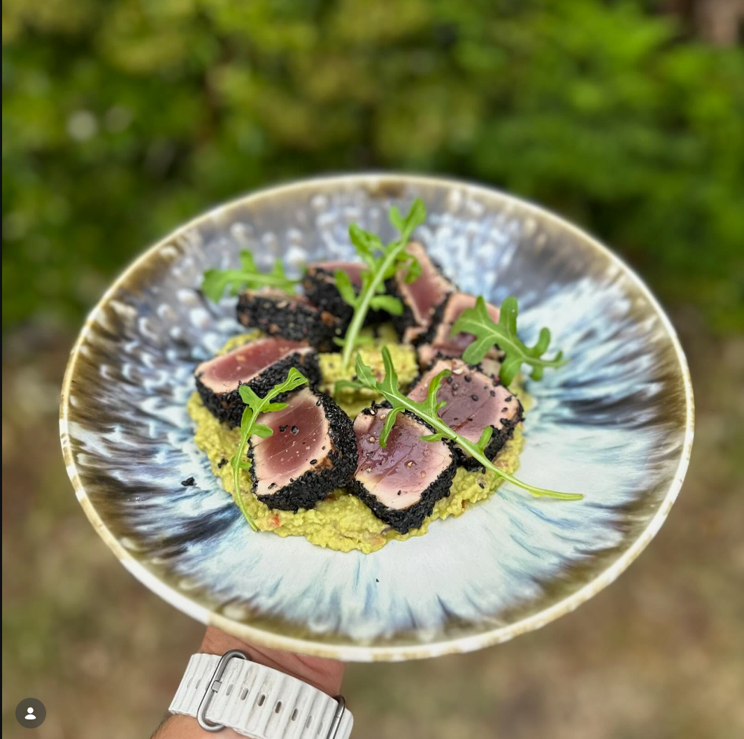 Plat gastronomique à La Nova